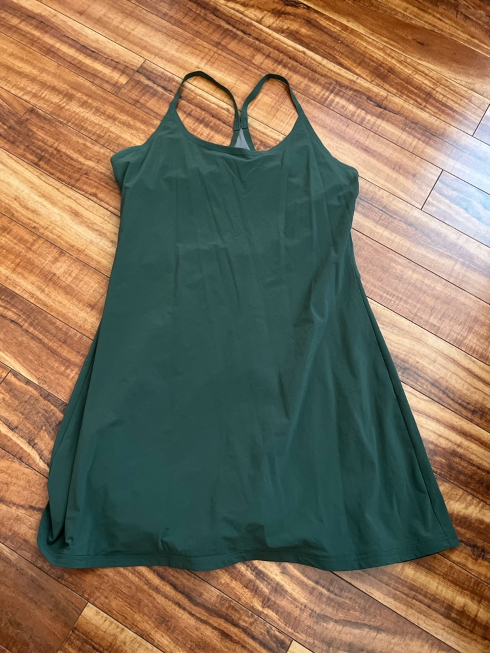 Outdoor Voices Green Spaghetti Strap Dress